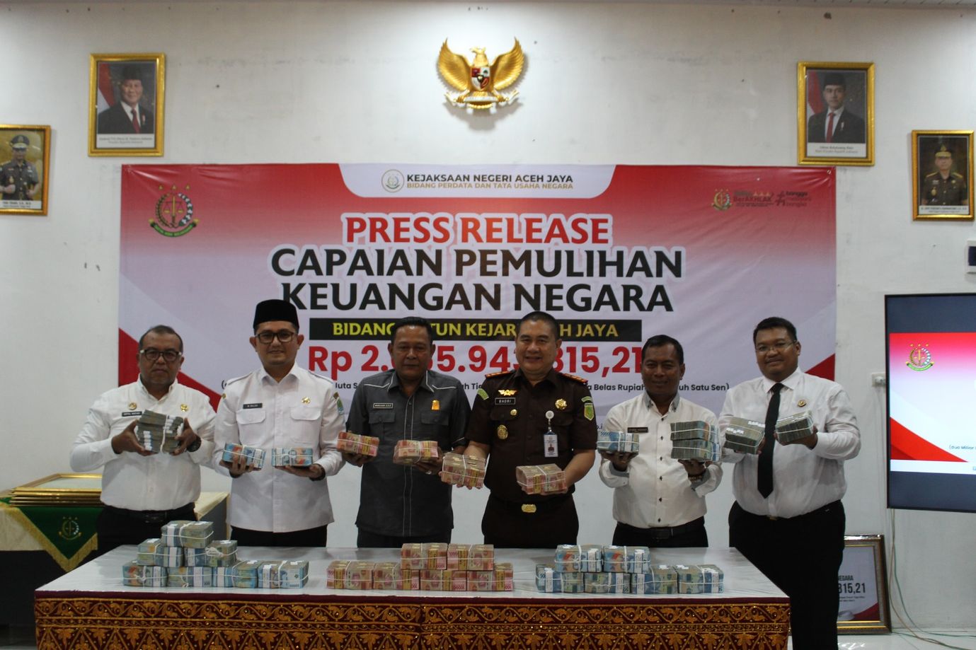 Kejari Aceh Jaya Selamatkan Rp2,05 Miliar Keuangan Negara