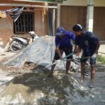 Lapas Narkotika Langkat Perbaiki Jalan Simpang Ladang, Libatkan Warga Binaan