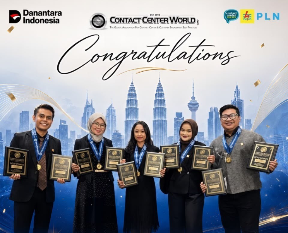 PLN Icon Plus Kuatkan Infrastruktur Digital, Contact Center PLN 123 Sapu 10 Penghargaan Dunia