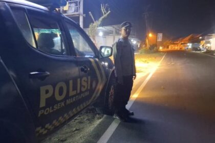 Polsek Martapura Intensifkan Patroli Malam, Tiga Titik Rawan Jadi Sasaran