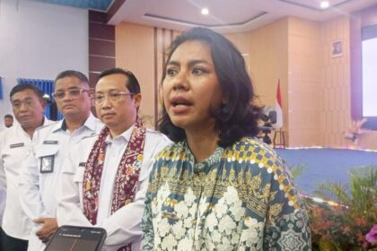 Warga Loloda Tengah Prentas Kapal di Tengah Gelombang, Irene Roba Dorong Perubahan Trayek Kapal Penyeberangan